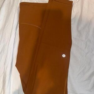 lululemon athletica Orange Leggings